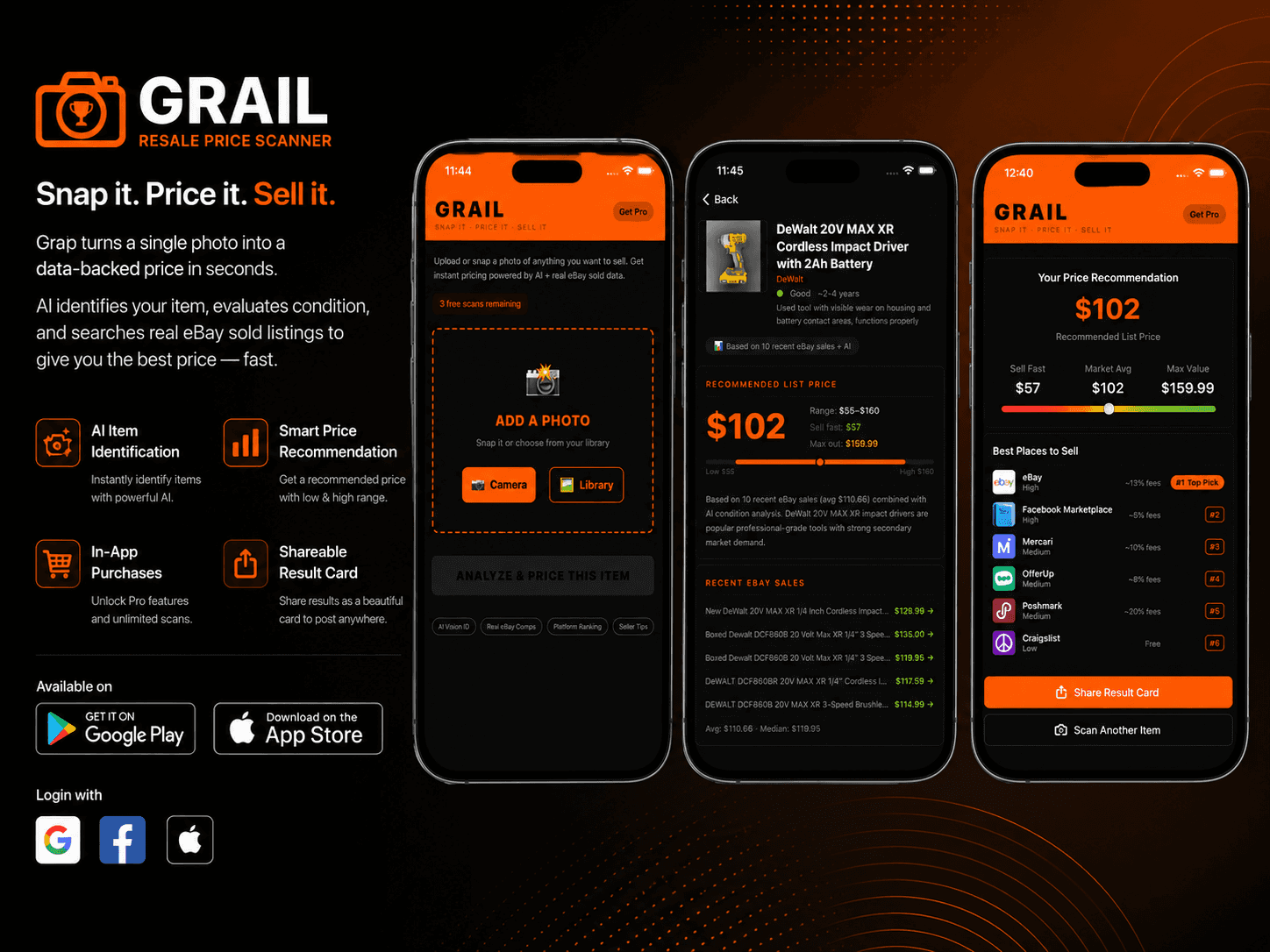 Grail Resale Price Scanner