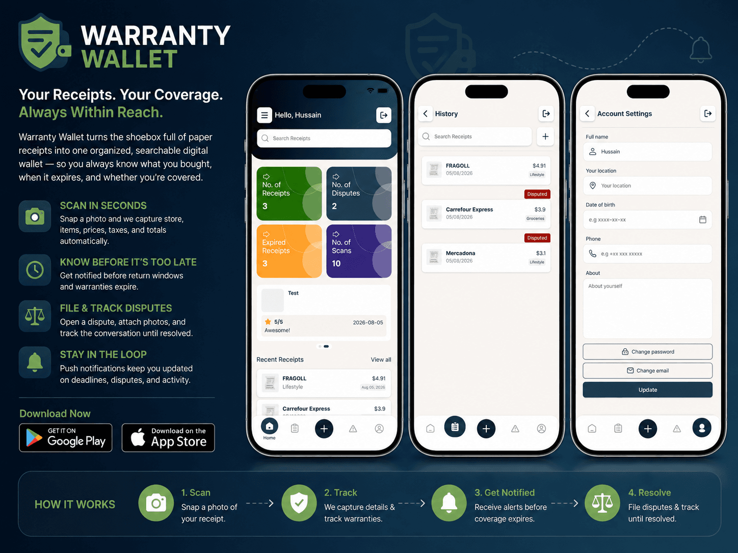 Warranty Wallet